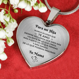 COLLAR CORAZON MADRE A HIJA