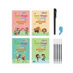 ❗ PRODUCTO EN TENDENCIA ❗ SANKMAGIC™ - SET DE 4 LIBROS DE CALIGRAFÍA CON TINTA MÁGICA REUTILIZABLE PARA NIÑOS